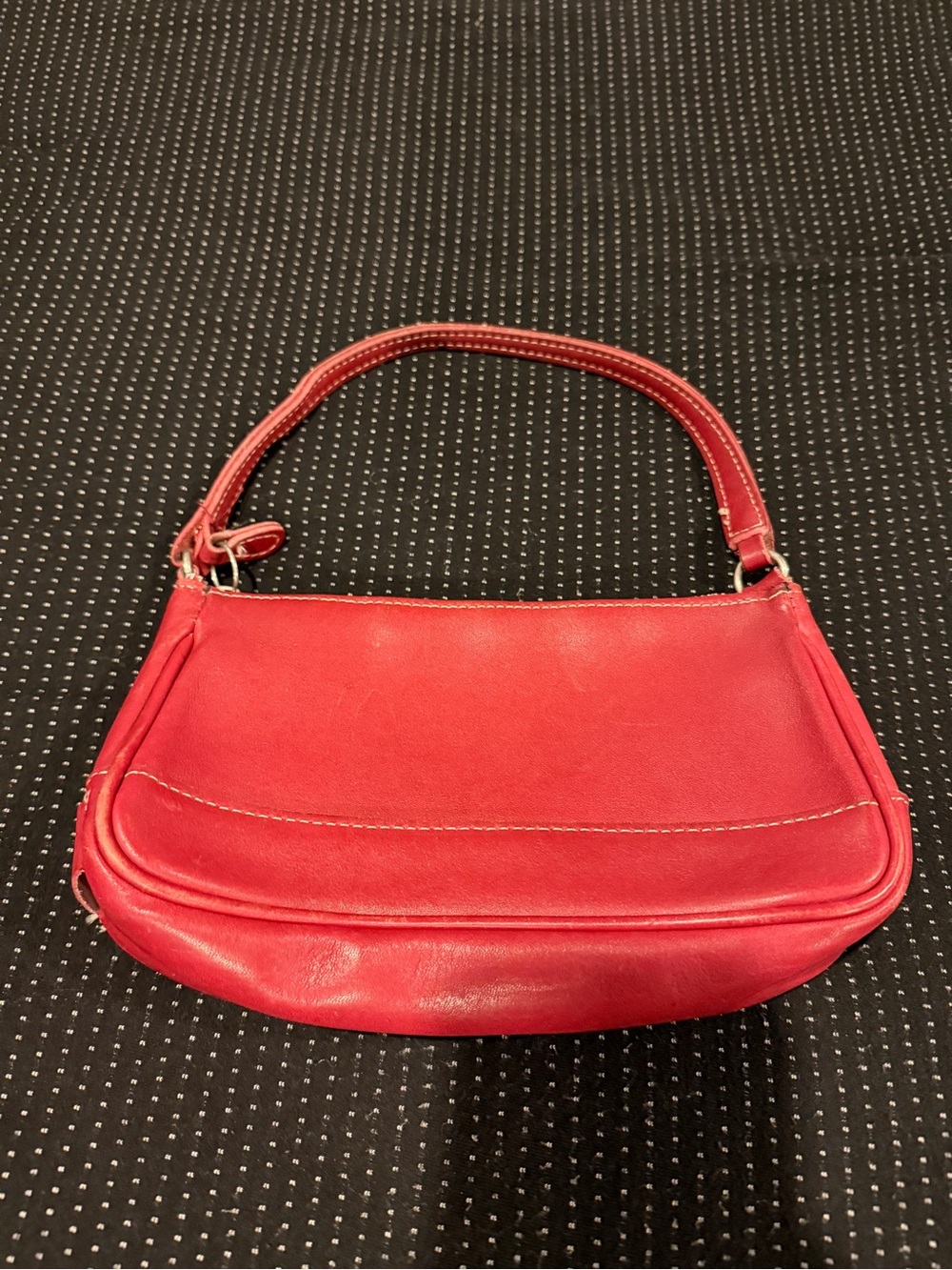 Coach Vintage 7785 Hampton Red Leather Bag